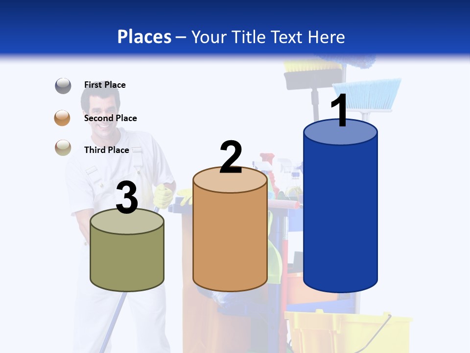 Apron Brush Housework PowerPoint Template