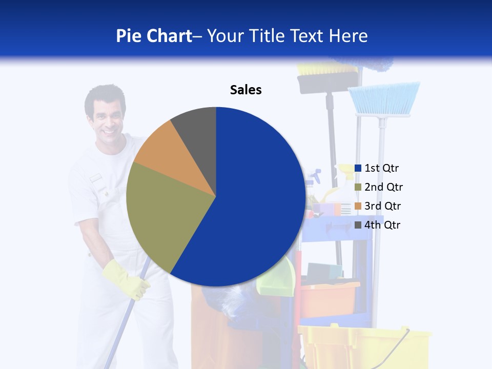 Apron Brush Housework PowerPoint Template
