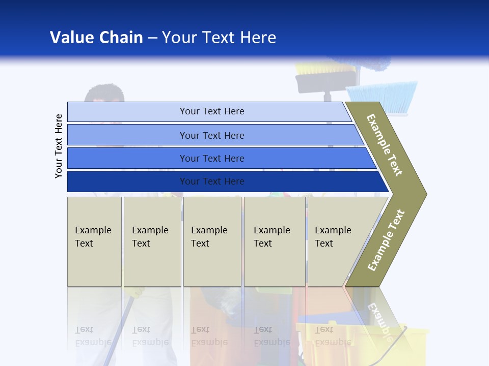 Apron Brush Housework PowerPoint Template