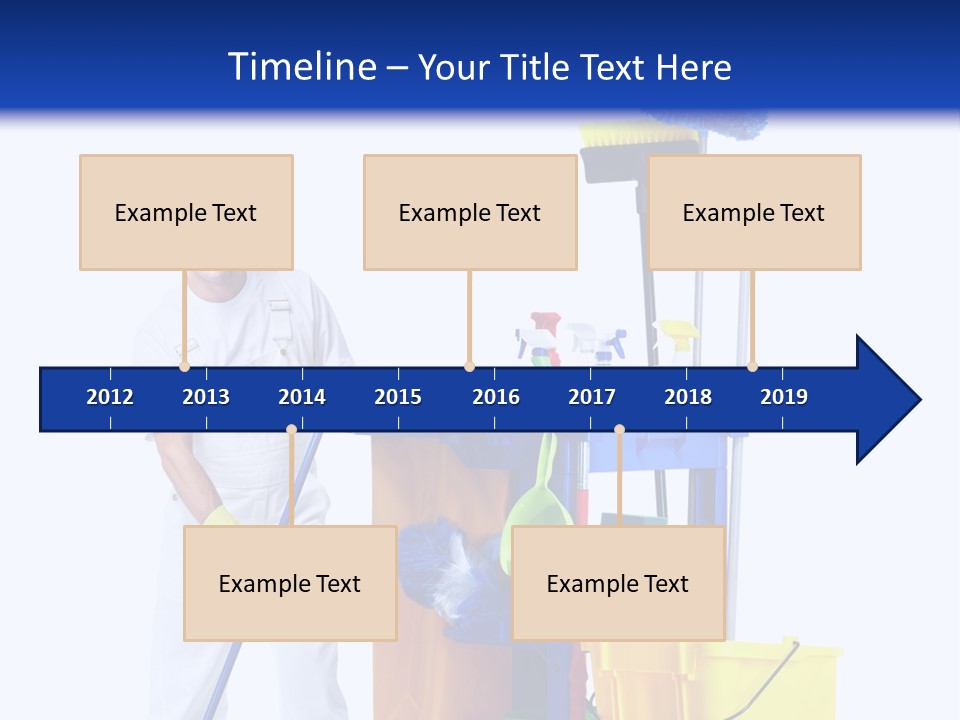 Apron Brush Housework PowerPoint Template
