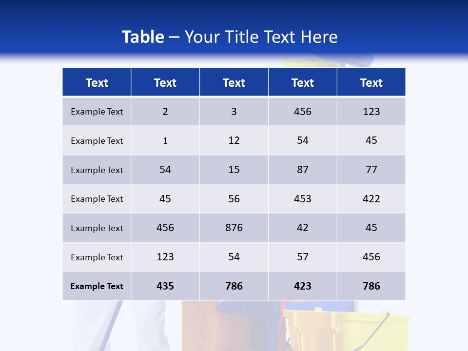 Apron Brush Housework PowerPoint Template