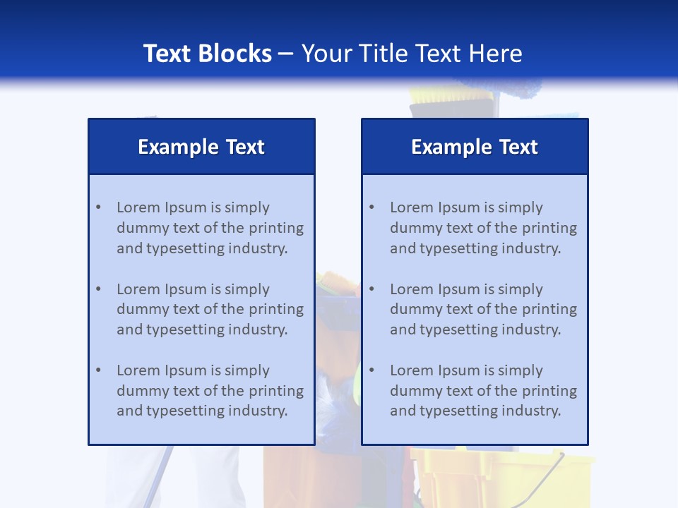 Apron Brush Housework PowerPoint Template