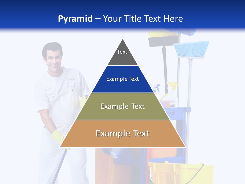 Apron Brush Housework PowerPoint Template