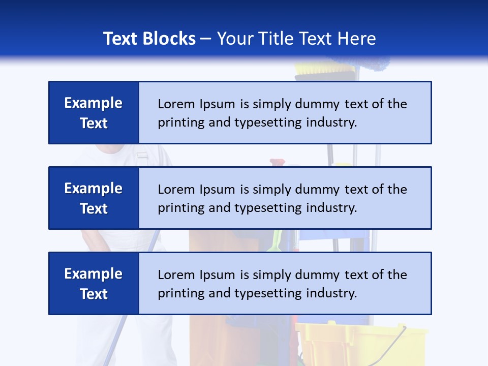 Apron Brush Housework PowerPoint Template