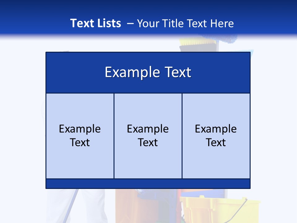 Apron Brush Housework PowerPoint Template