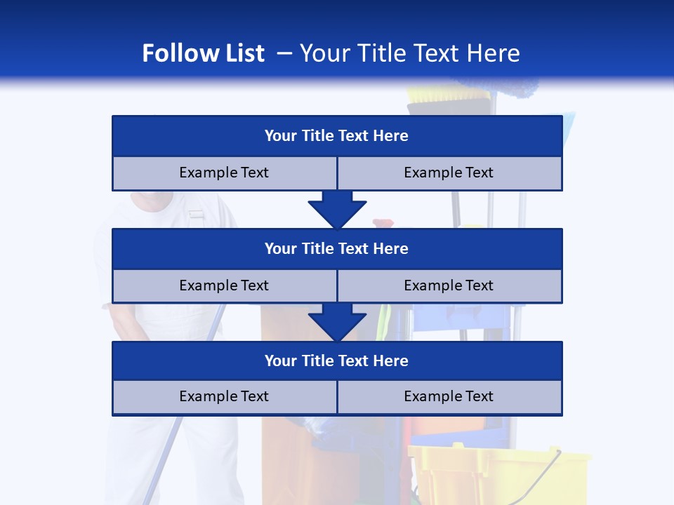 Apron Brush Housework PowerPoint Template