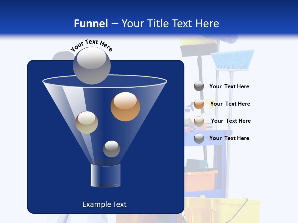 Apron Brush Housework PowerPoint Template