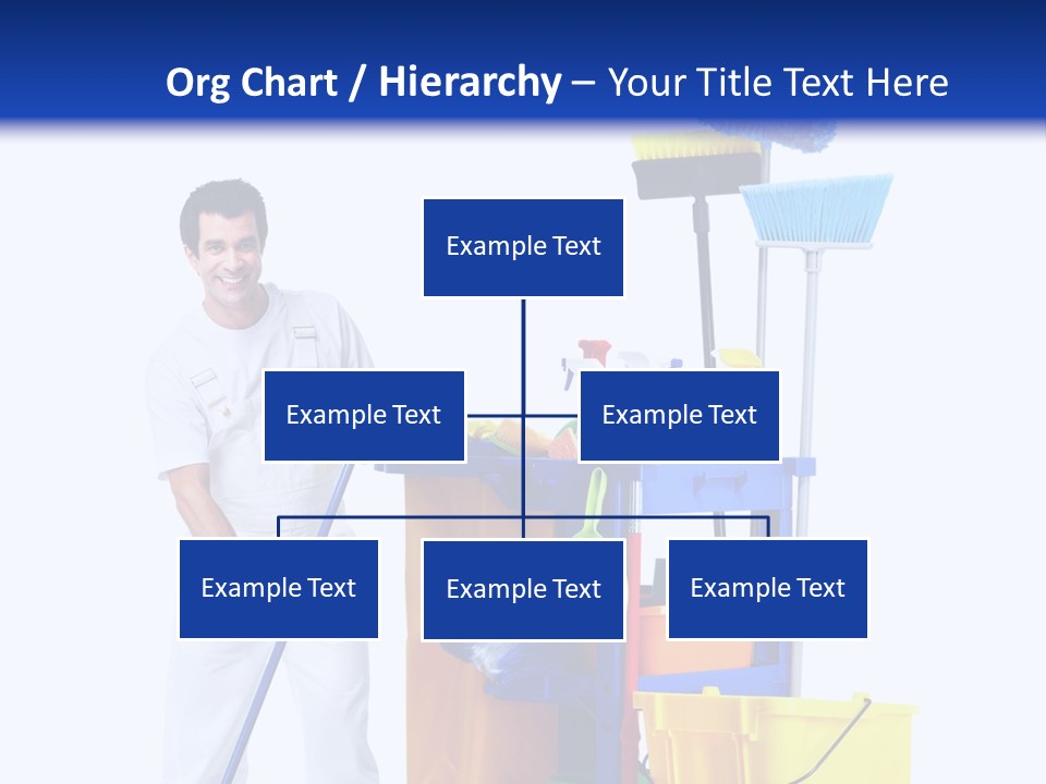 Apron Brush Housework PowerPoint Template