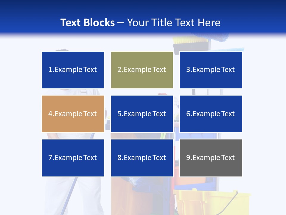 Apron Brush Housework PowerPoint Template