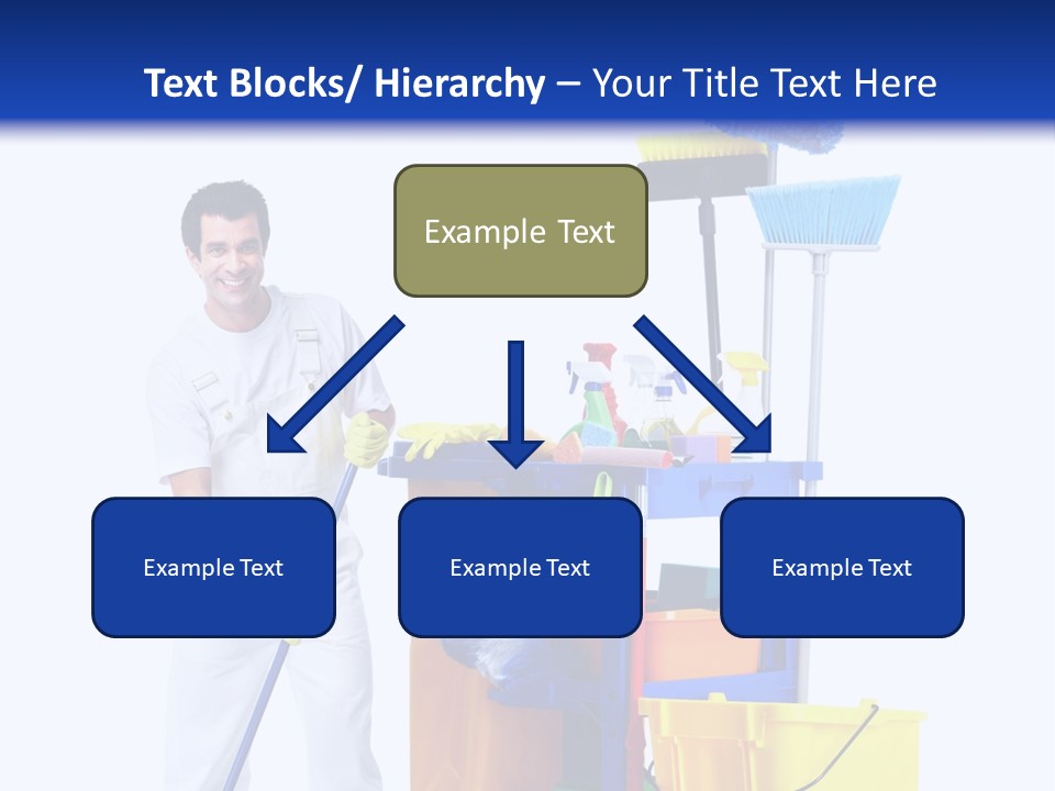 Apron Brush Housework PowerPoint Template