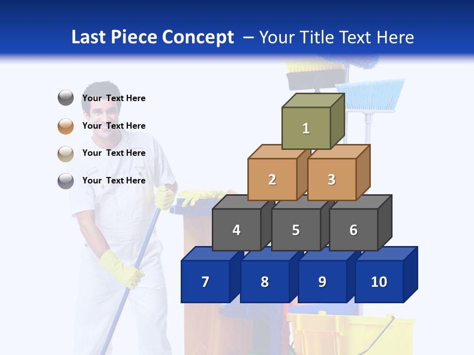 Apron Brush Housework PowerPoint Template