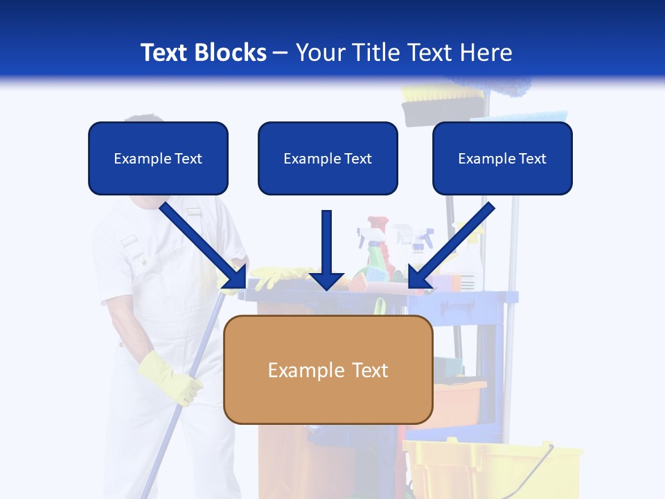 Apron Brush Housework PowerPoint Template