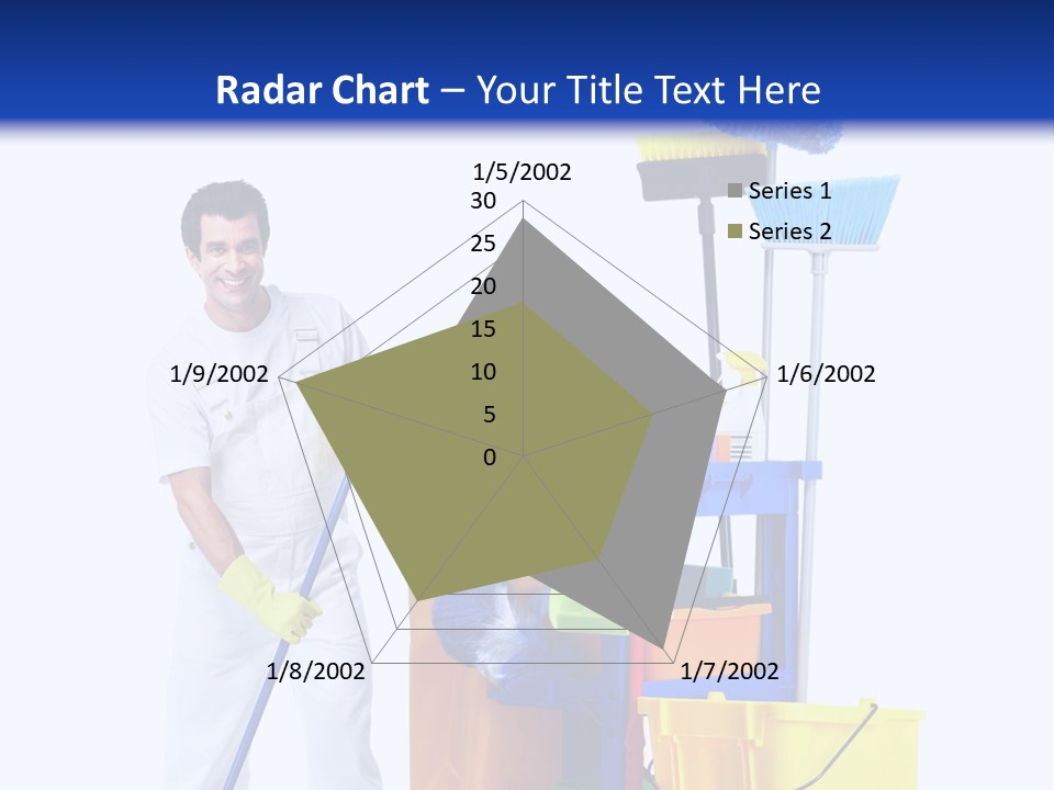 Apron Brush Housework PowerPoint Template