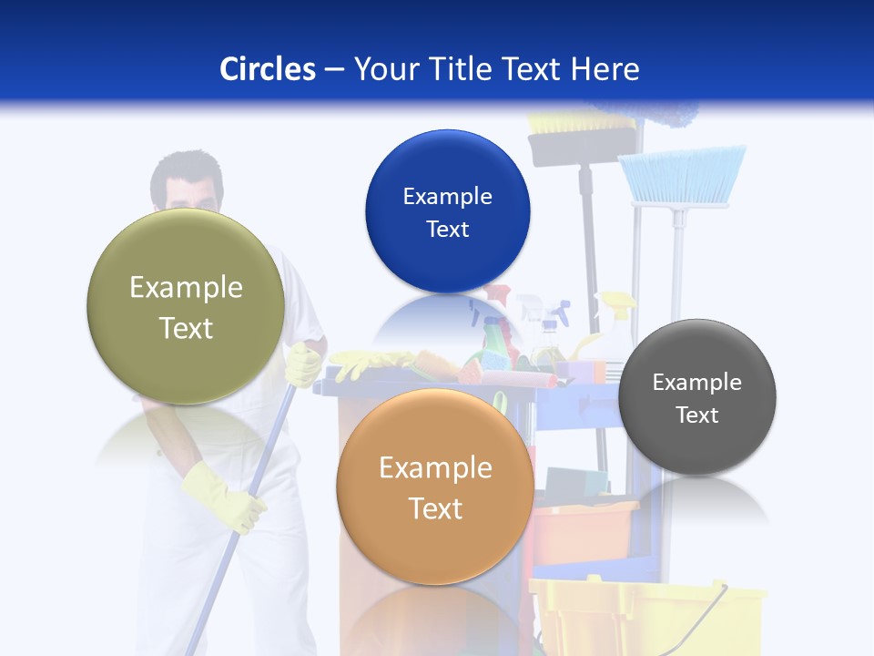 Apron Brush Housework PowerPoint Template