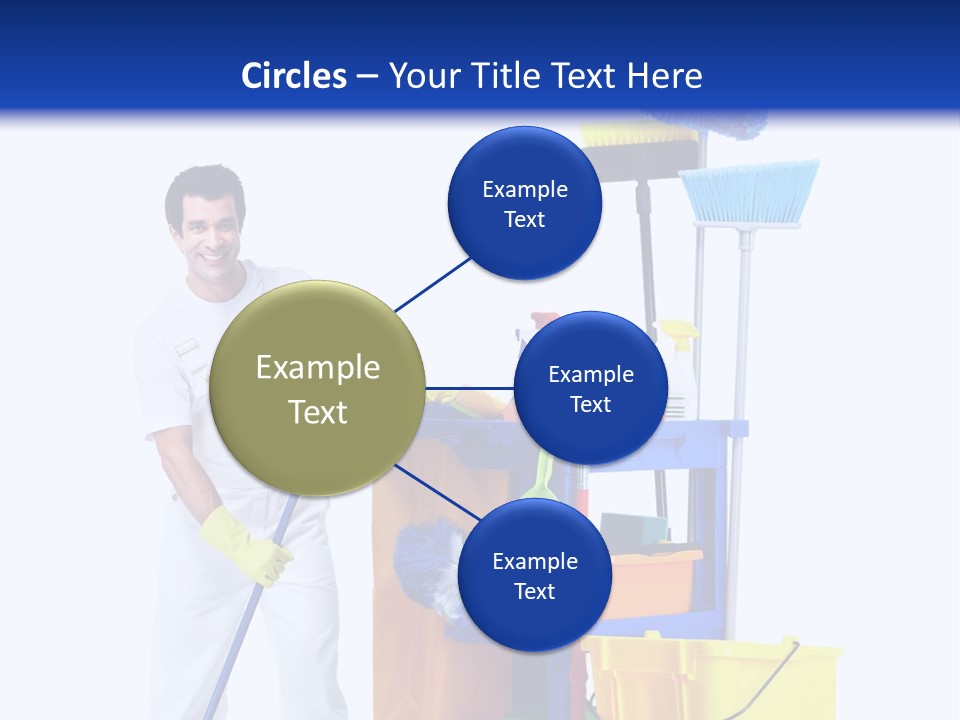 Apron Brush Housework PowerPoint Template