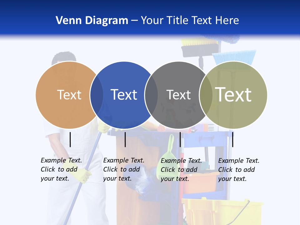 Apron Brush Housework PowerPoint Template