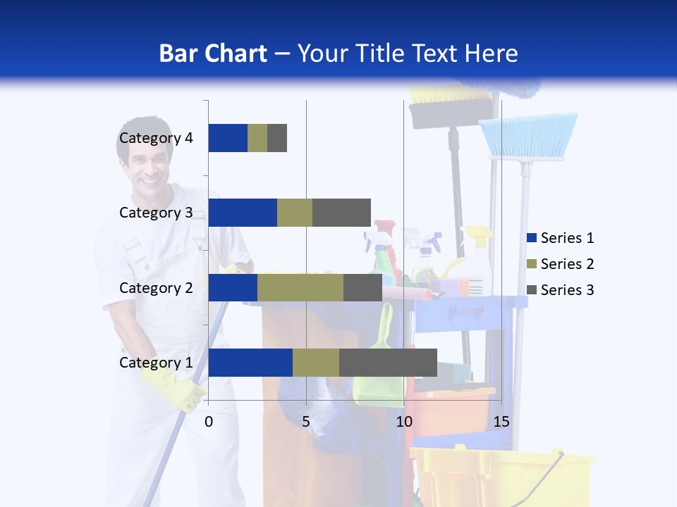 Apron Brush Housework PowerPoint Template