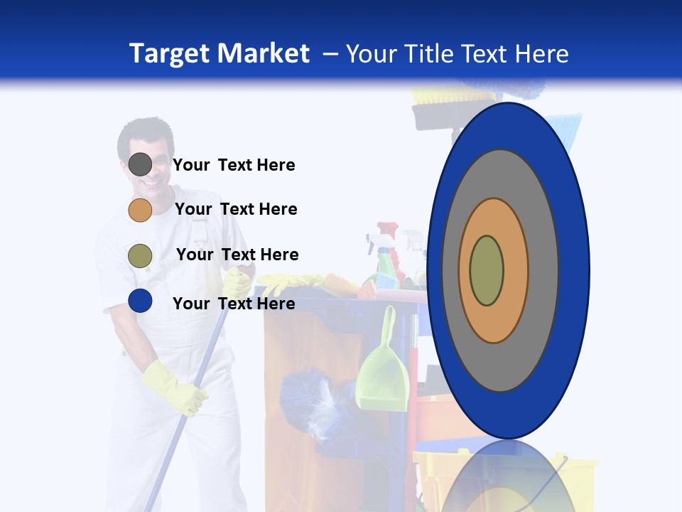 Apron Brush Housework PowerPoint Template