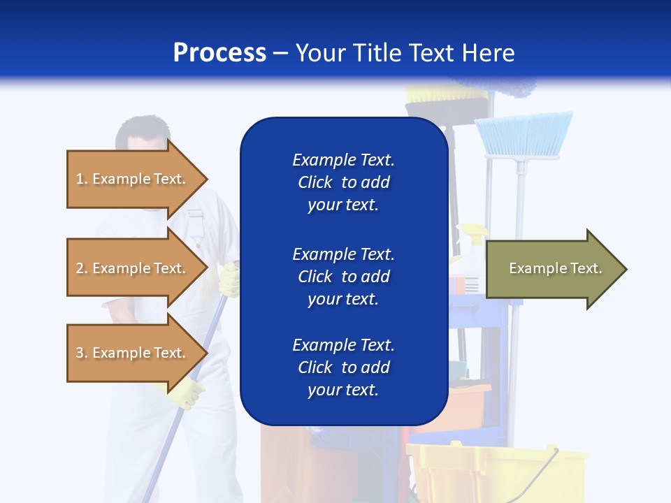 Apron Brush Housework PowerPoint Template