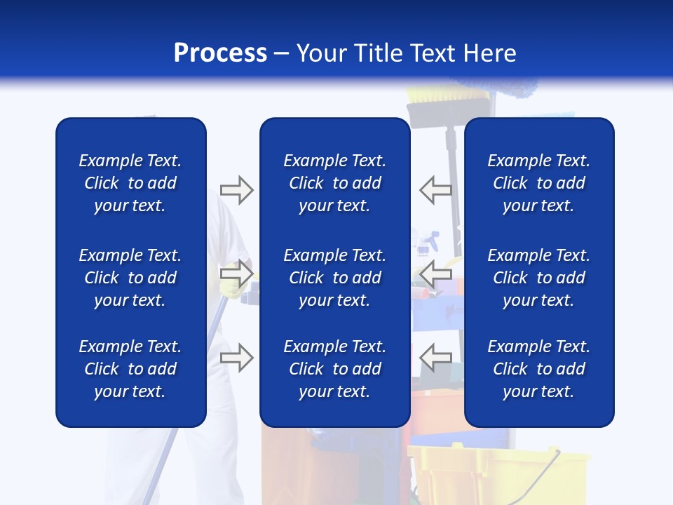 Apron Brush Housework PowerPoint Template