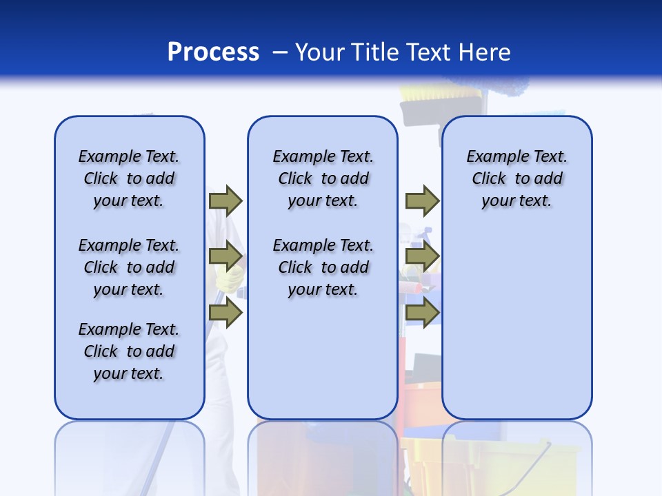 Apron Brush Housework PowerPoint Template