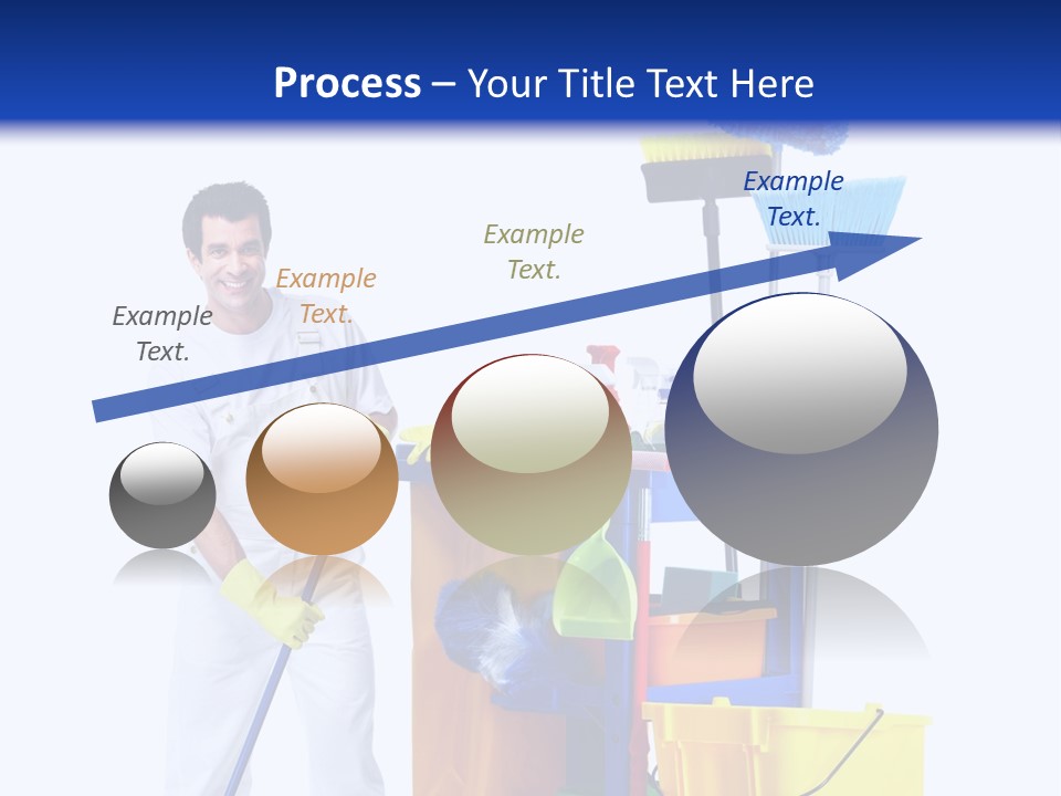 Apron Brush Housework PowerPoint Template