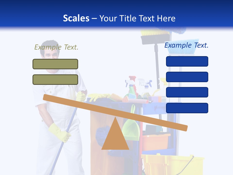 Apron Brush Housework PowerPoint Template