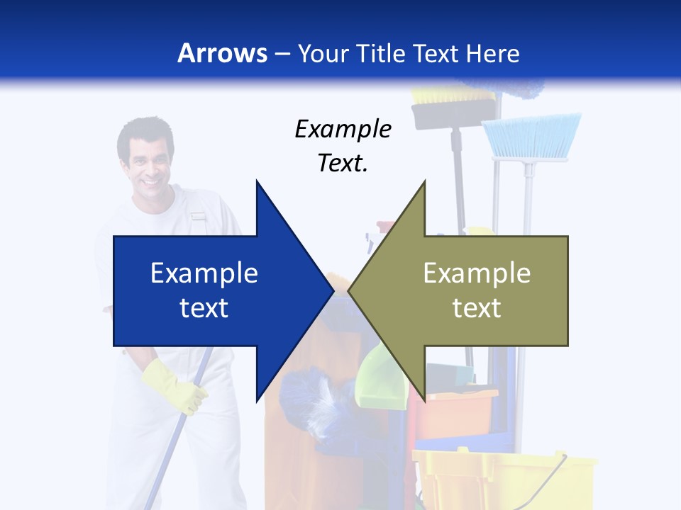 Apron Brush Housework PowerPoint Template