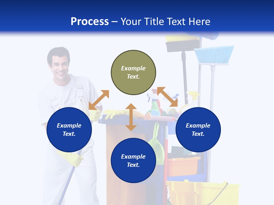 Apron Brush Housework PowerPoint Template