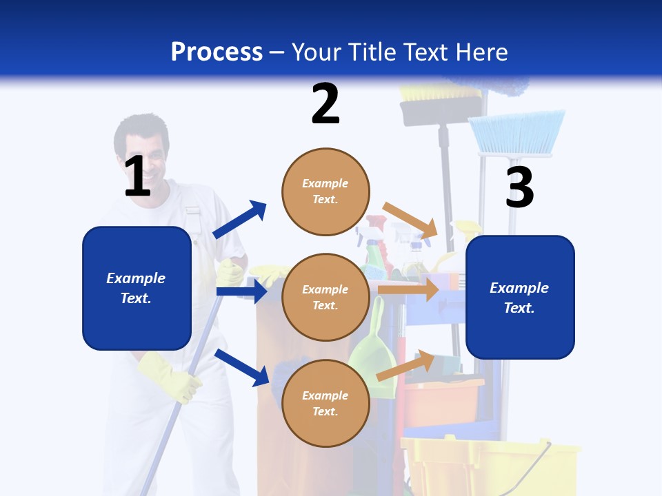 Apron Brush Housework PowerPoint Template