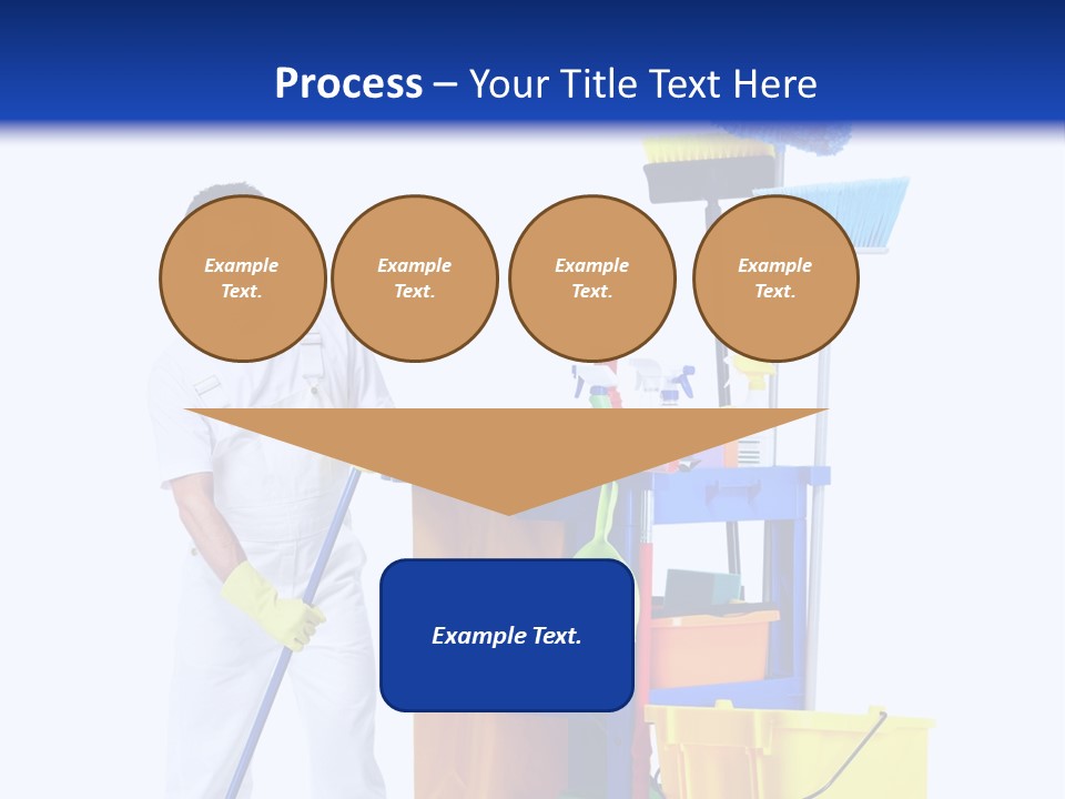 Apron Brush Housework PowerPoint Template