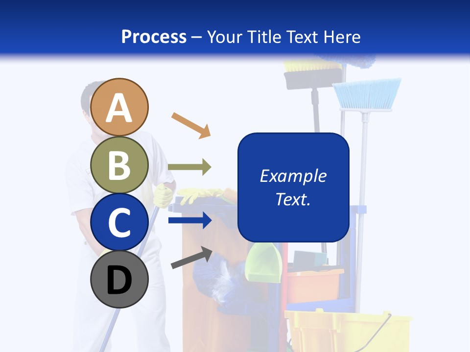 Apron Brush Housework PowerPoint Template