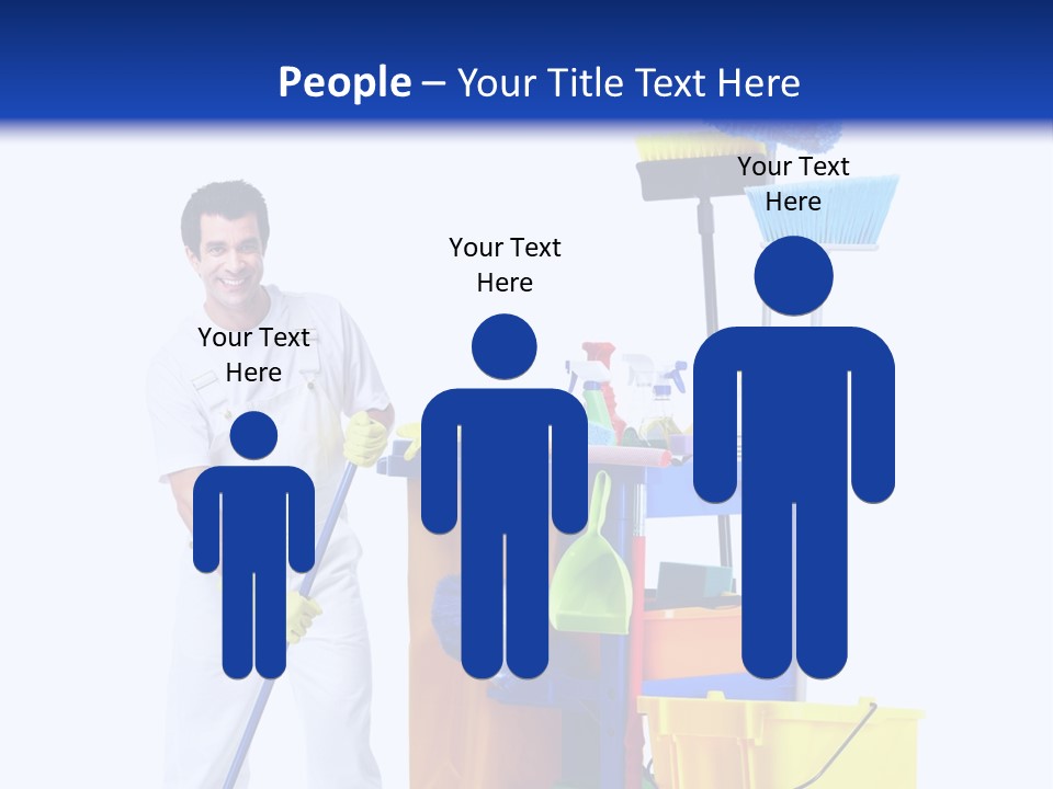 Apron Brush Housework PowerPoint Template