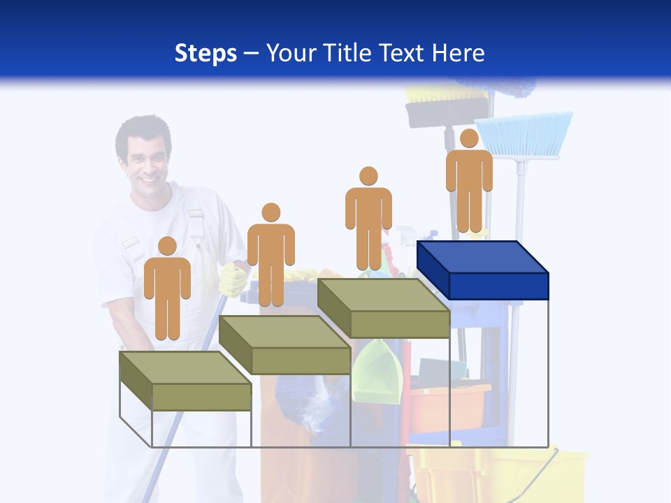 Apron Brush Housework PowerPoint Template