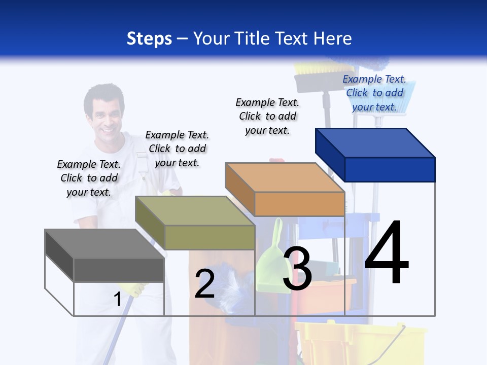 Apron Brush Housework PowerPoint Template