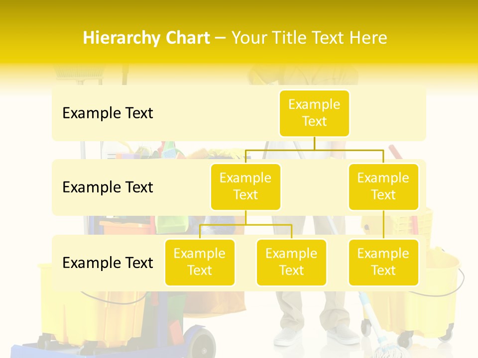 Miss Cheerful Apron PowerPoint Template