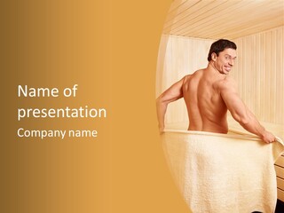 Indoors Person Hot PowerPoint Template