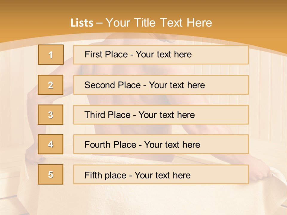 Indoors Person Hot PowerPoint Template