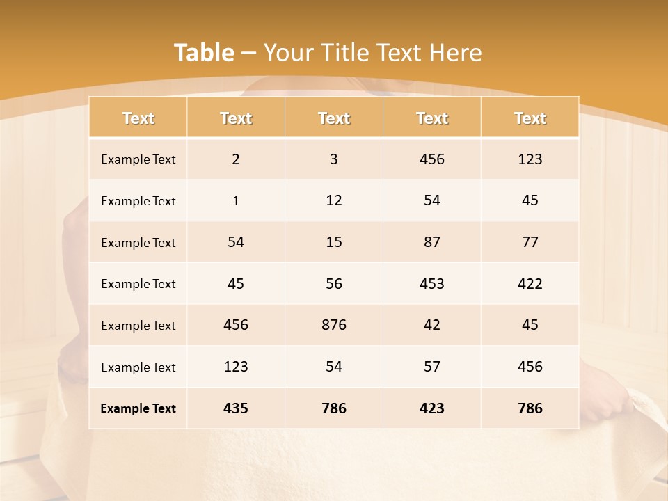 Indoors Person Hot PowerPoint Template