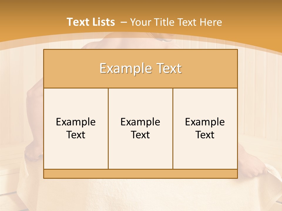 Indoors Person Hot PowerPoint Template