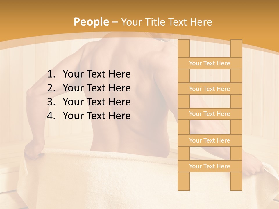 Indoors Person Hot PowerPoint Template