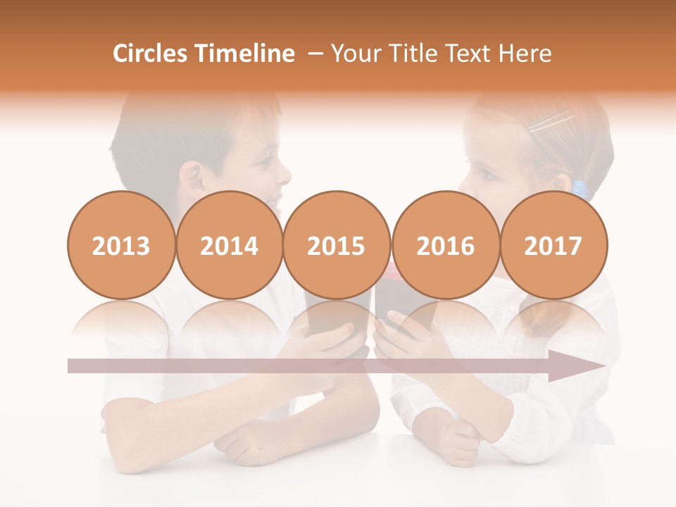 Caucasian People Carrot PowerPoint Template