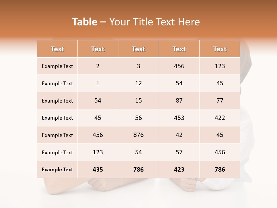 Caucasian People Carrot PowerPoint Template