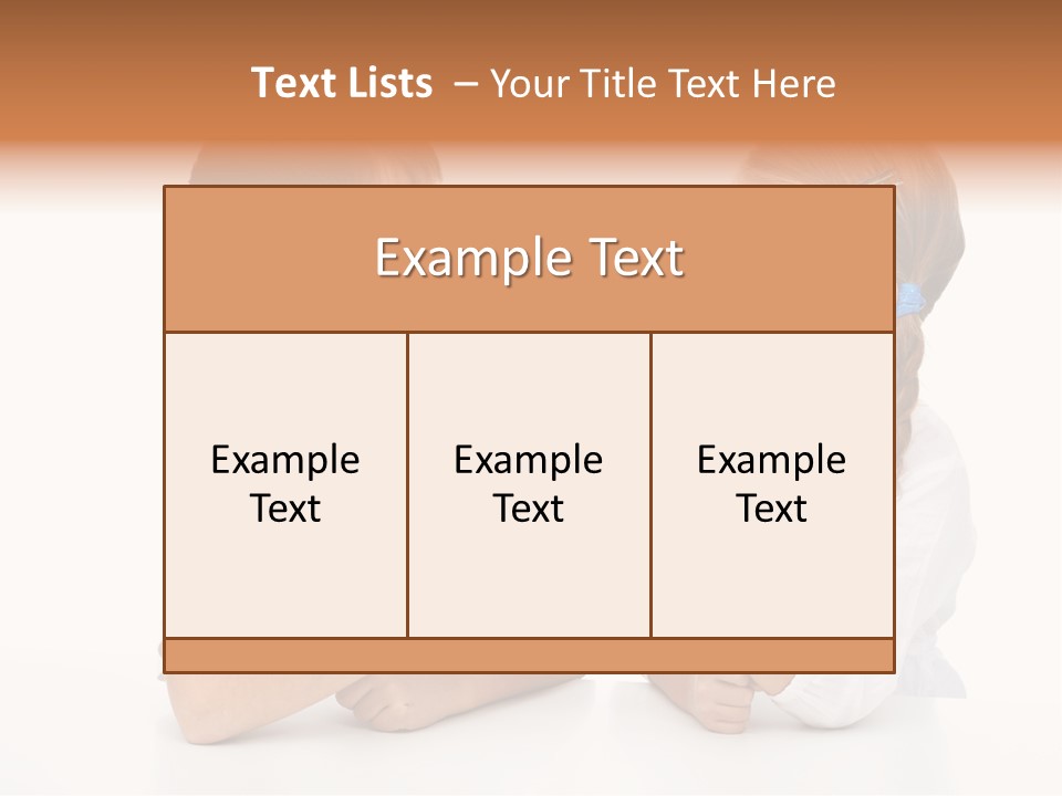 Caucasian People Carrot PowerPoint Template