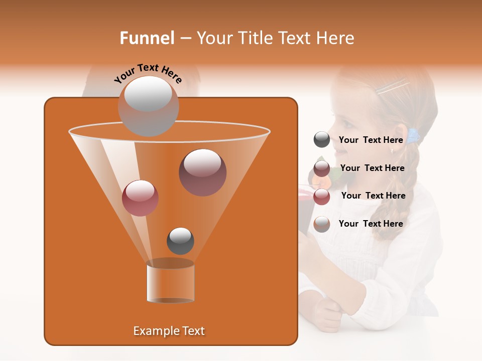 Caucasian People Carrot PowerPoint Template