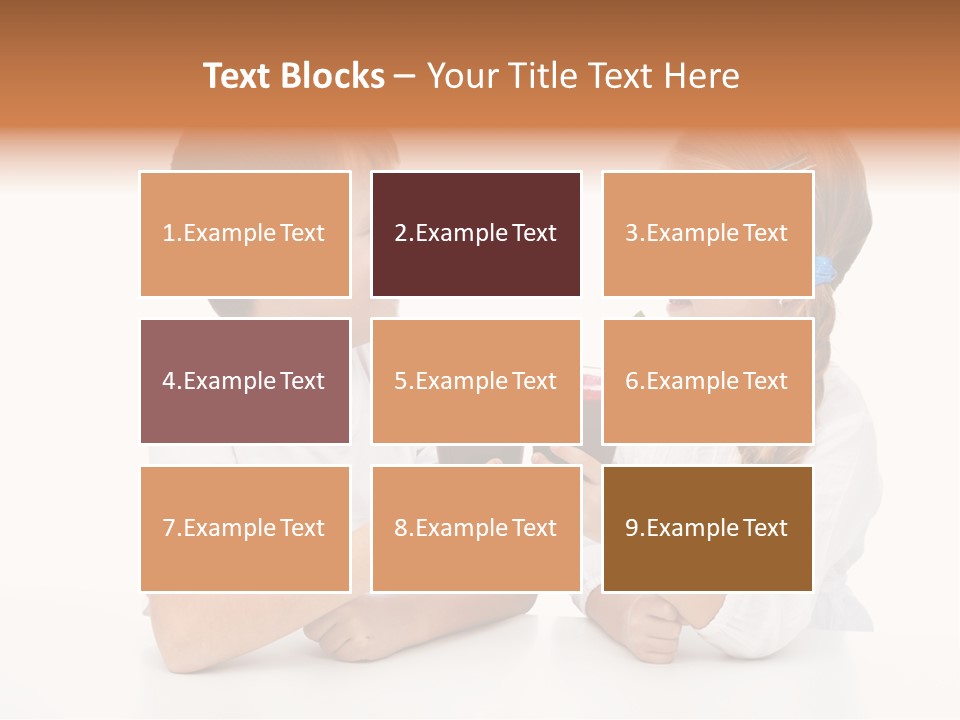 Caucasian People Carrot PowerPoint Template