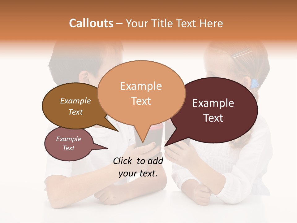 Caucasian People Carrot PowerPoint Template