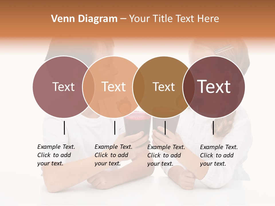 Caucasian People Carrot PowerPoint Template