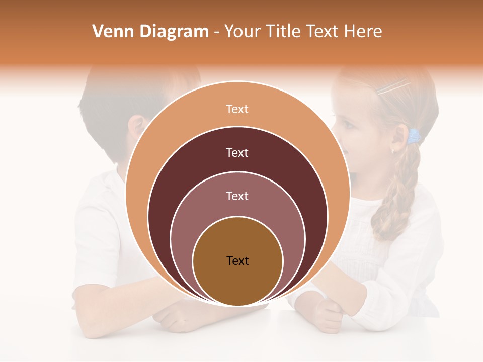 Caucasian People Carrot PowerPoint Template