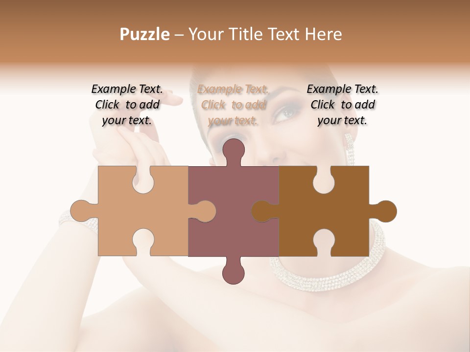 Make Up Shoulders Only PowerPoint Template